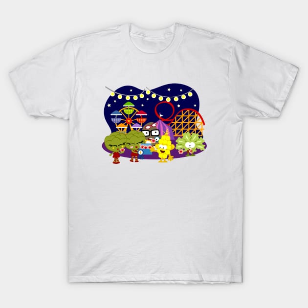 Veggie Ventures The Carnival T-Shirt by soniapascual